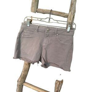 Articles‎ of Society Grey Denim Cut-Off Shorts Frayed Hem Casual Summer Size 26